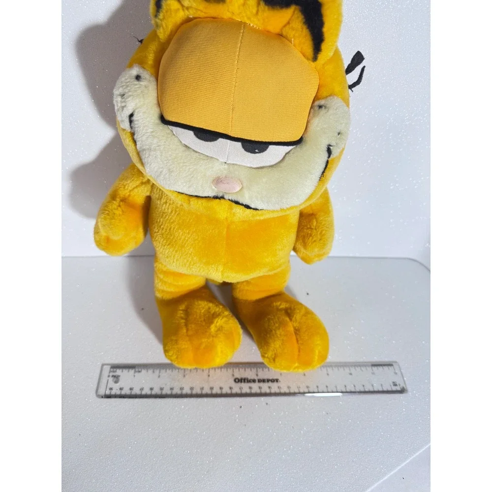 Vintage Garfield Plush Orange Tabby Cat Standing Stuffed Animal Toy 11 inch